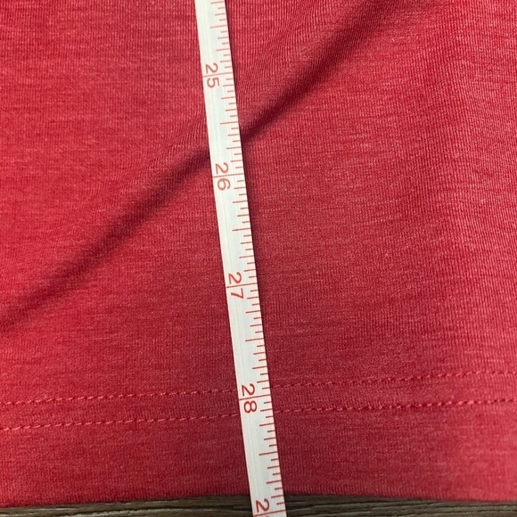 George Men’s Print Polo Shirt, Size Medium Red Short Sleeve - Picture 7 of 9